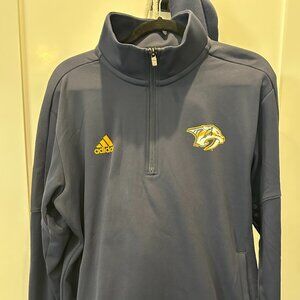 Nashville Predators 1/4 zip fleece - Size Men's Large